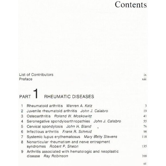 RHEUMATIC THERAPEUTICS Roth, S. H. 1985 Hardcover Very Good Condition - Picture 2 of 3